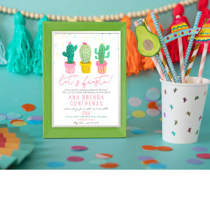 Graduation Party Fiesta Cactus Invitation