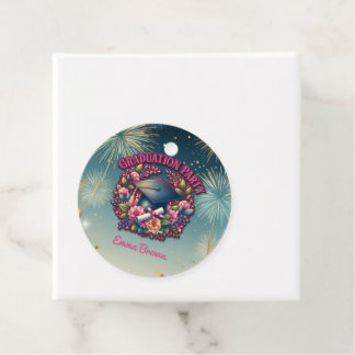 Graduation Party Floral Party Favor Tags