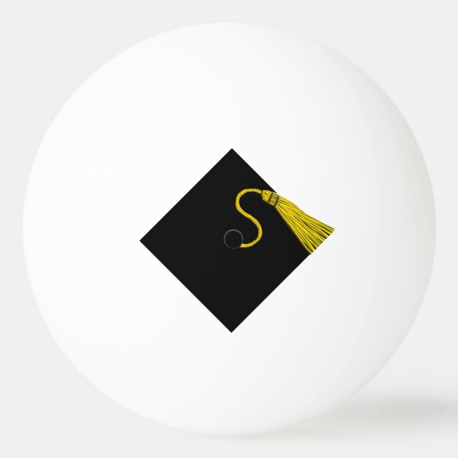 Graduation Party Gear Ping-Pong Ball (Front)