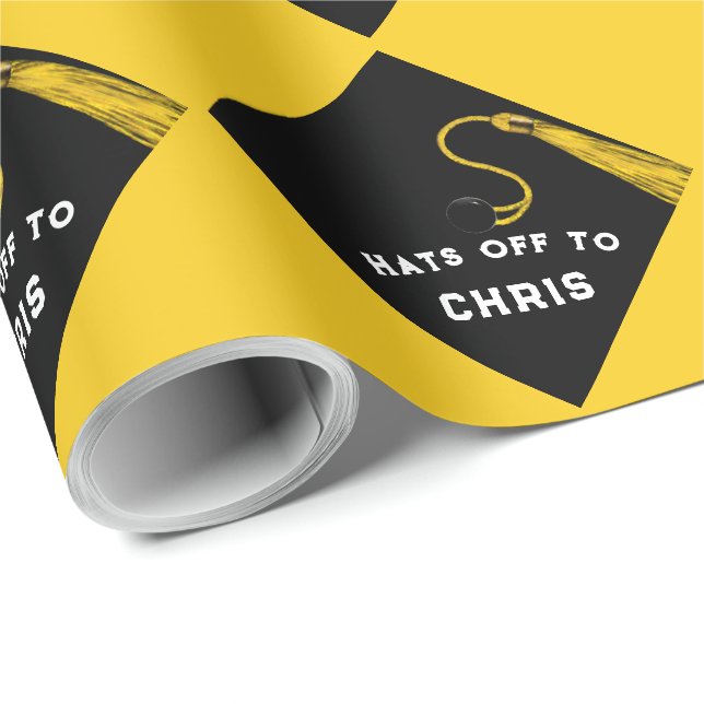 Graduation Party Gift Wrapping Paper (Roll Corner)