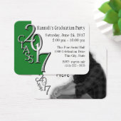 Graduation Party Green Photo Insert Card 2017 (Desk)