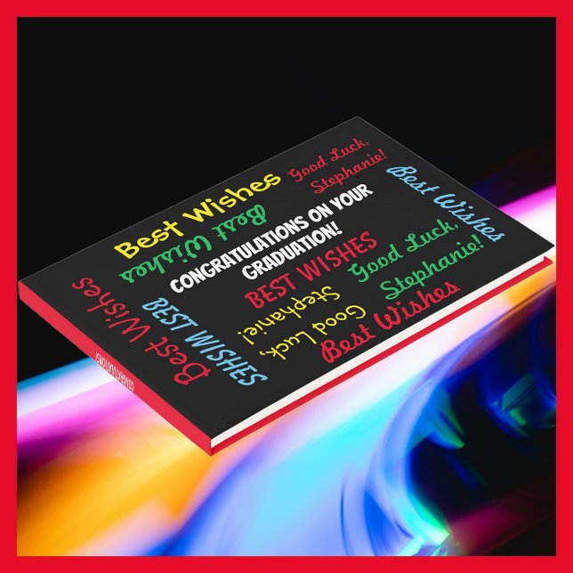 Graduation Party Guest Book Fun Colorful (Creator Uploaded)