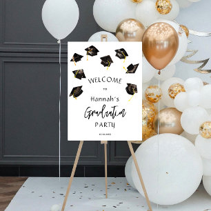 Graduation Party Happy Hats Welcome Foam Board