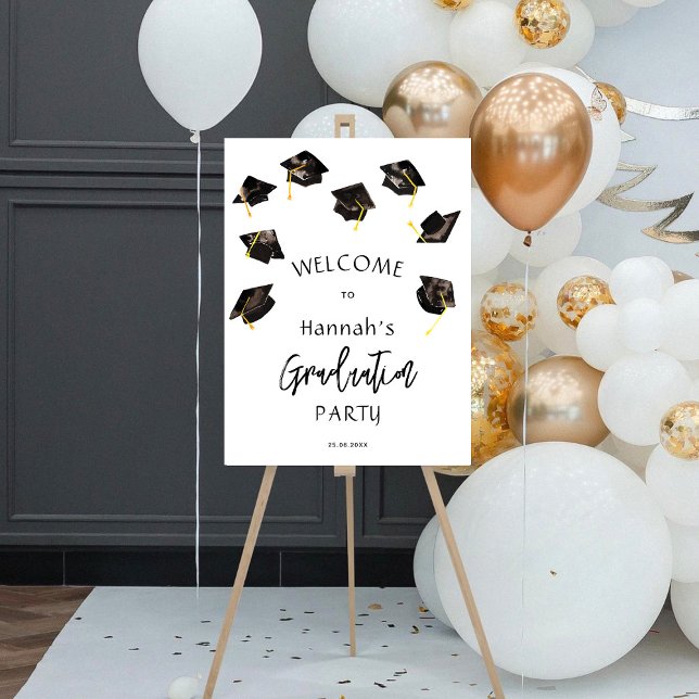 Graduation Party Happy Hats Welcome Foam Board (Creator Uploaded)