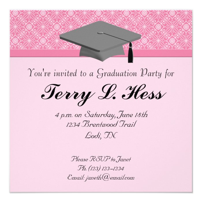 Graduation Party Invitation