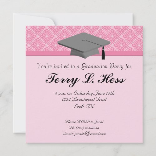 Graduation Party Invitation