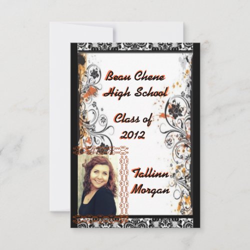 graduation party custom invite