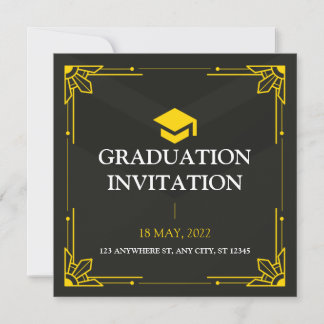Graduation party invitation 