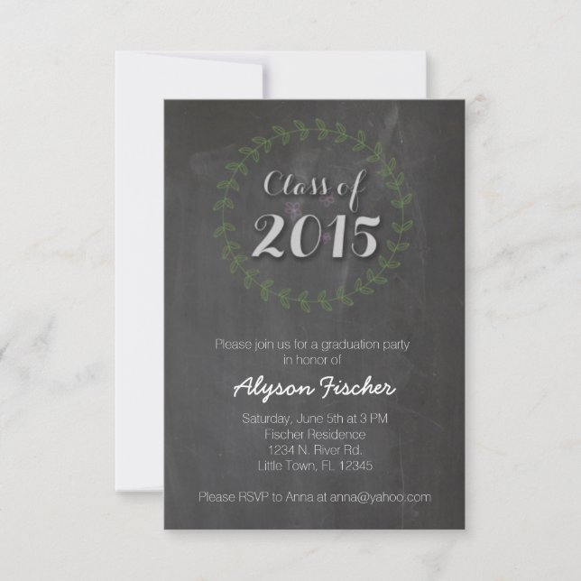Graduation Party Invitation (Front)