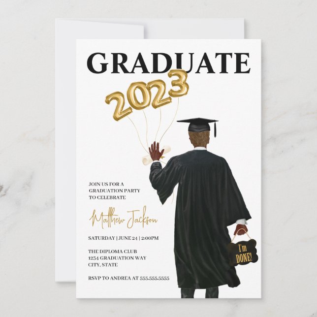 Graduation Party Invitation (Front)