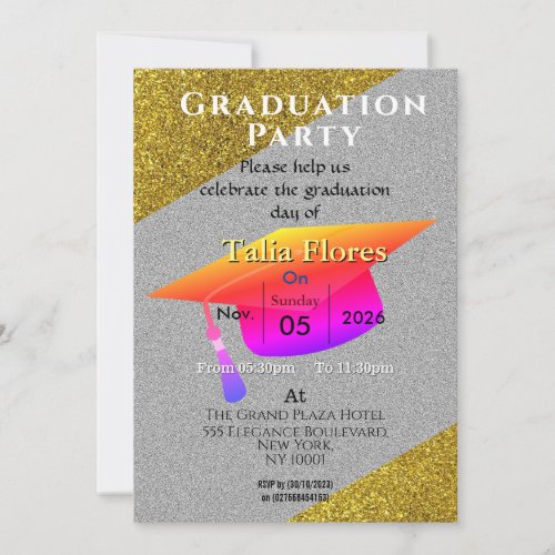 Graduation party Invitation