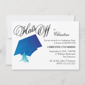 Graduation Party Invitation by thepapershoppe at Zazzle