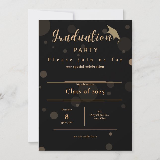 Graduation Party Invitation (Front)