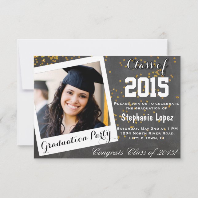 Graduation Party Invitation (Front)
