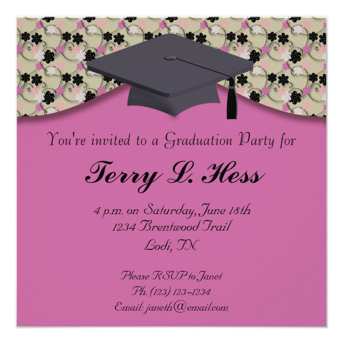 Graduation Party Invitation