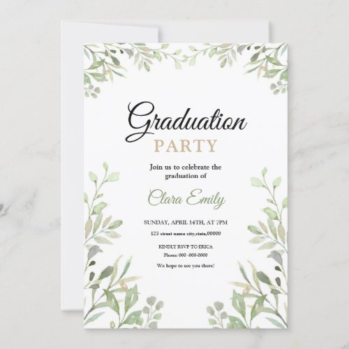 Graduation Party Invitation