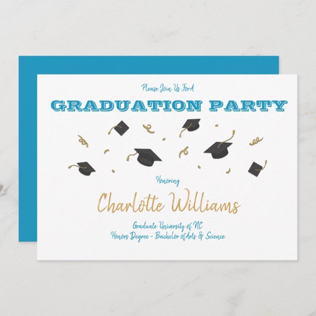 Graduation Party Invitation (Front/Back)