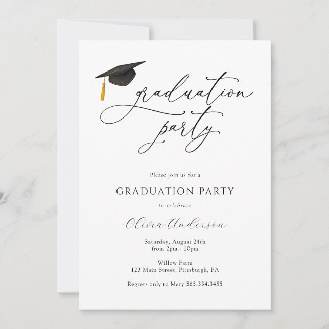 Graduation Party Invitation (Front)