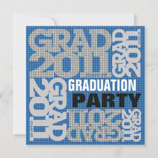 Graduation Party Invitation 2011 Blue 1