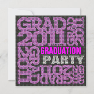 Graduation Party Invitation 2011 Pink 1