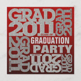 Graduation Party Invitation 2011 Red 1