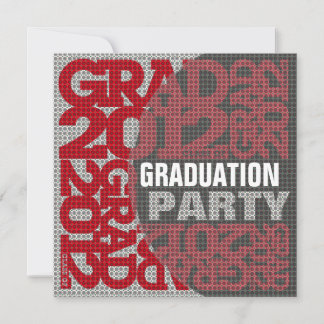 Graduation Party Invitation 2012 Red 4