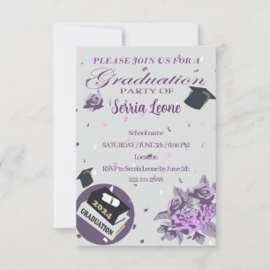 Graduation party invitation 2024