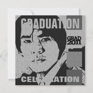 Graduation Party Invitation Add Cartoon Image 3 RQ