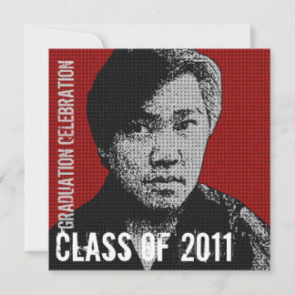 Graduation Party Invitation Add Cartoon Image 3C