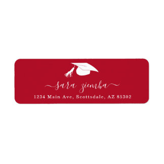 Graduation Party Invitation / Announcement Address Label