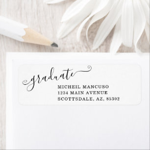 Graduation Party Invitation / Announcement Address Label