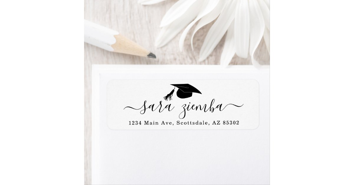 Address labels for graduation invitations