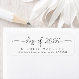 Graduation Party Invitation / Announcement Address Label