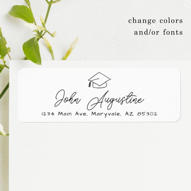 Graduation Party Invitation / Announcement Address Label (Creator Uploaded)