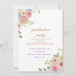 graduation party invitation card