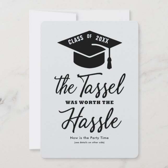 Graduation Party Invitation, Editable Grad Party Invitation (Front)