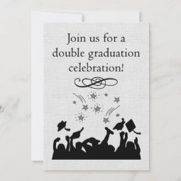 Graduation party Invitation for twins | Zazzle