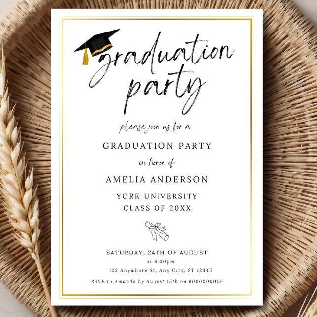 Graduation Party Invitation, Graduation Invitation (Creator Uploaded)