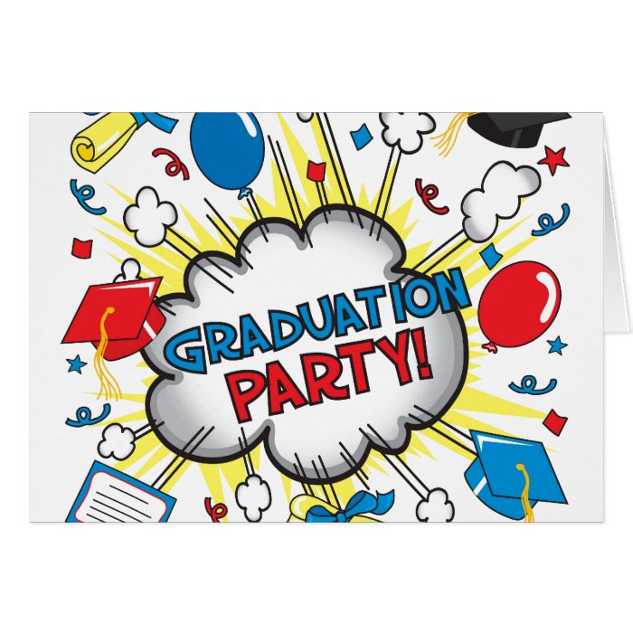 Graduation Party Invitation Greeting Card