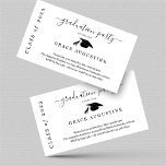 Graduation Party Invitation Insert<br><div class="desc">Graduation Party Invitation Insert - A convenient way to invite guests to the graduation party,  including your invitation as an insert with your announcement.</div>