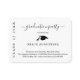 Graduation Party Invitation Insert