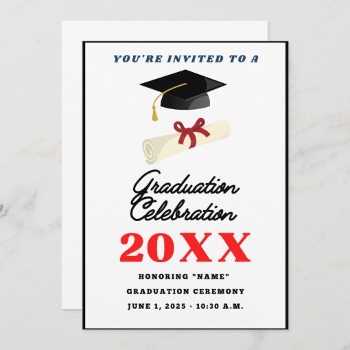 Graduation party invitation. invitation | Zazzle