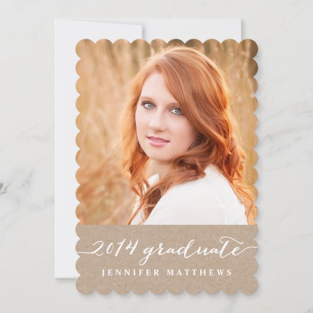 Graduation Party Invitation | Kraft Paper 2014 (Front)