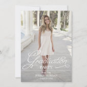 Graduation Party Invitation Script with Photo (Front)