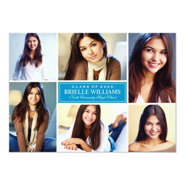 Graduation Party Invitation | Senior Photo Collage