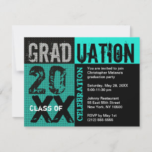 Graduation Party Invitation Teal