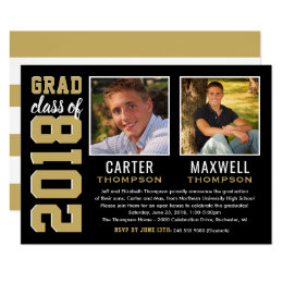 Graduation Invitations For Two 3