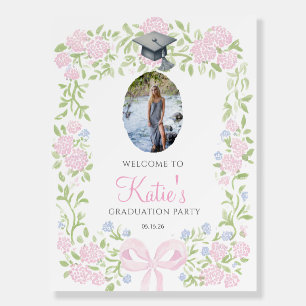 Graduation Party Invitation, Wildflower Graduation Foam Board