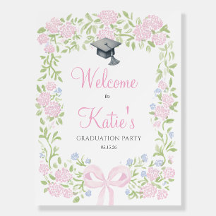 Graduation Party Invitation, Wildflower Graduation Foam Board