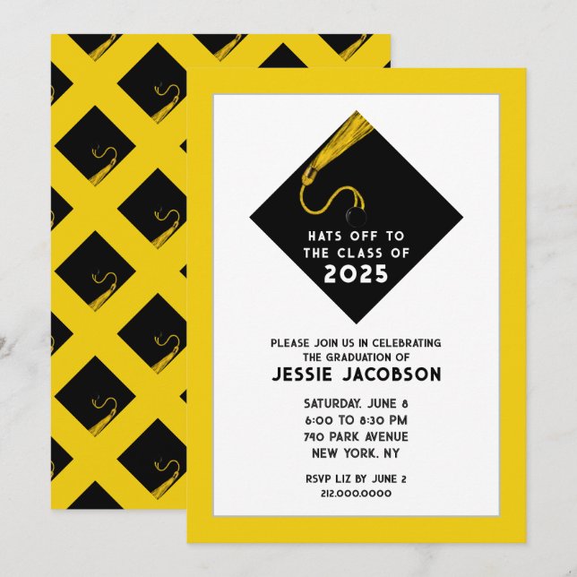 Graduation Party Invitations (Front/Back)